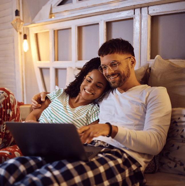 couple in bed