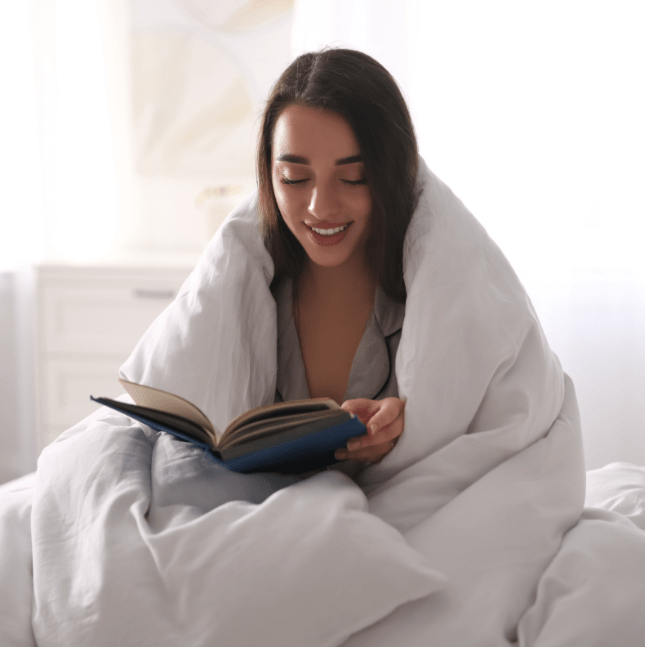 reading in bed